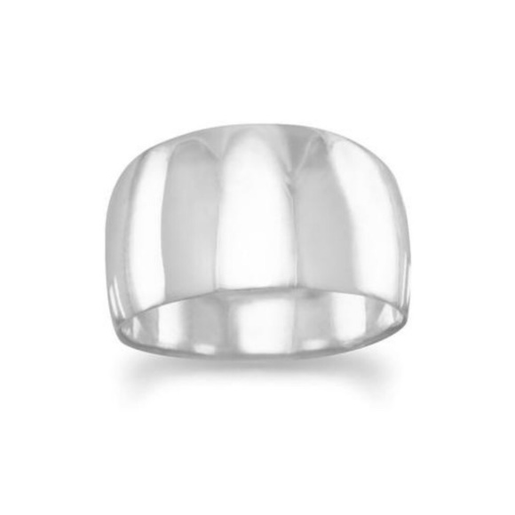 Eliana and Eli Jewelry - 925 Sterling Silver Wide Tapered Polished Ring NWT